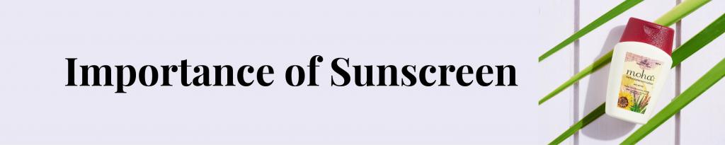 Importance of Sunscreen